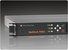 Spectracom / Orolia Netclock  Public Safety Master Clocks - 9483